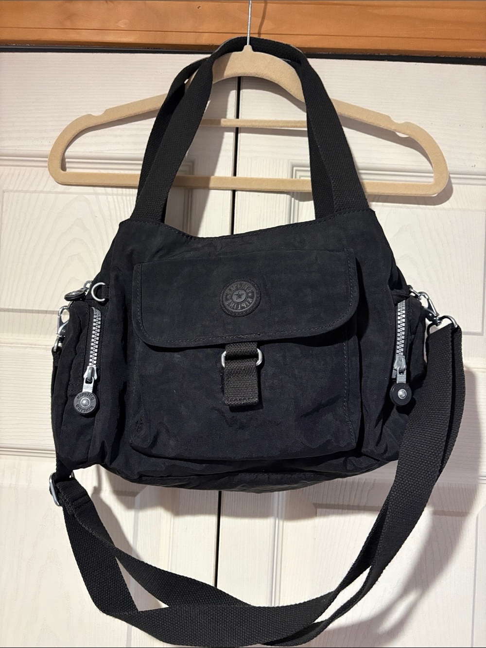 Kipling Black Casual Shoulder/crossbody Bag - Versatile Everyday Carry